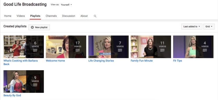 Good Life Broadcasting YouTube Channel