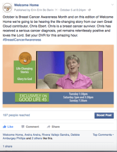 sample facebook video post